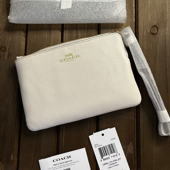 Coach Wristlet - NWT - Chalk Color - Picture 2 of 3